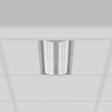 RZB LED-Einbaustrahler 2x35-68W Konv si TX-MOVE 901732.004.3 2LEDs 3500K ws si