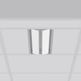 RZB LED-Einbaustrahler 2x35-68W Konv si TX-MOVE 901735.004.3 2LEDs 3500K ws si