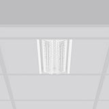 RZB LED-Einbaustrahler 2x35-68W EVG DALI TX-Move 901737.002.76 2LEDs ws 3000K ws
