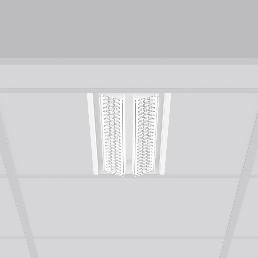 RZB LED-Einbaustrahler 2x35-68W EVG DALI TX-Move 901736.002.76 2LEDs ws 3000K ws