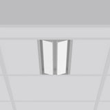 RZB LED-Einbaustrahler 2x35-68W Konv si TX-MOVE 901739.004.3 2LEDs 3500K ws si