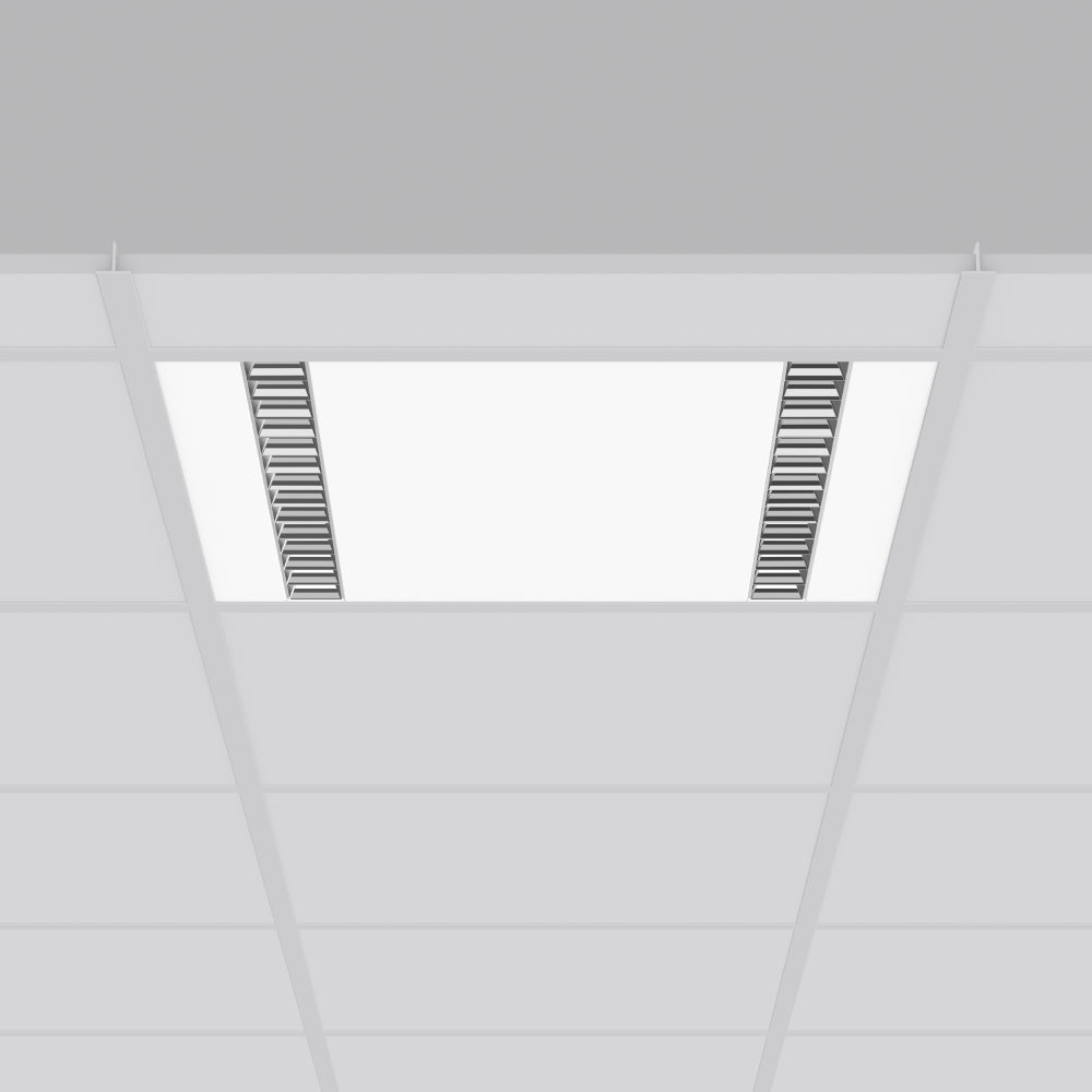RZB LED-Deckeneinbauleuchte 25W 4000K ws 901842.002.1.76 3500lm Konv DALI