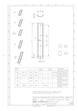 SPELSBERG Tragschiene ST vz 35/7,5mm Abox 250/350 NS35 L202mm