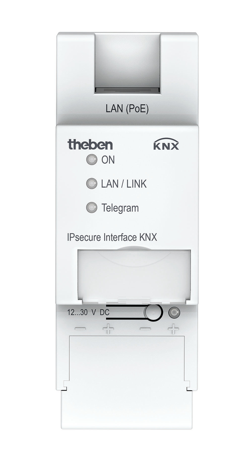 THEBEN Schnittstelle Eth KNX REG 12-30V IPsecure-Interface KNX LED 2TE IP20