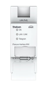 THEBEN Schnittstelle Eth KNX REG 12-30V IPsecure-Interface KNX LED 2TE IP20