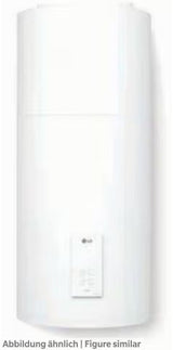 Warmwasser-Wärmepumpe LG WH10ESF0 R290 wandhängend, 100l Tank, Therma V