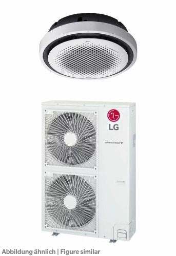 Rundkassette-Set LG UT36F.NY0 mit UUD3 11 kW, Inverter, Kabel-FB, R32