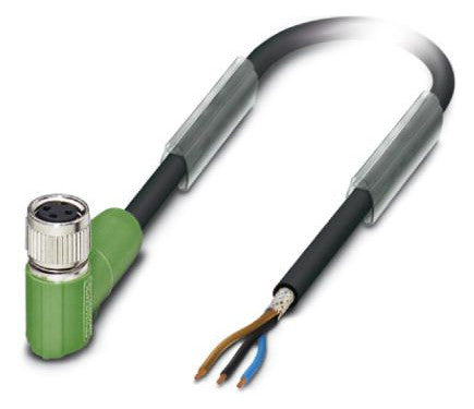 PHOENIX Sensor-Aktorkabel 3p 1,5m M8 PUR SAC-3P- 1,5-PUR/M 8FR SH Female abgew