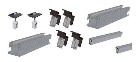 Sonnenkraft SK-AluFix 0 für 10x PV black | 4187