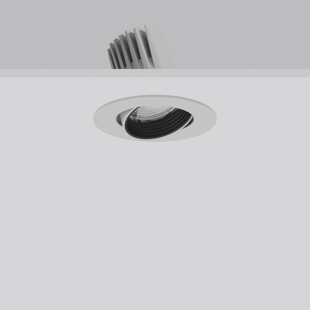 RZB LED-Einbaustrahler 20W Konv 1LED si RONDOS 911623.004.1 4000K ws 2250lm si