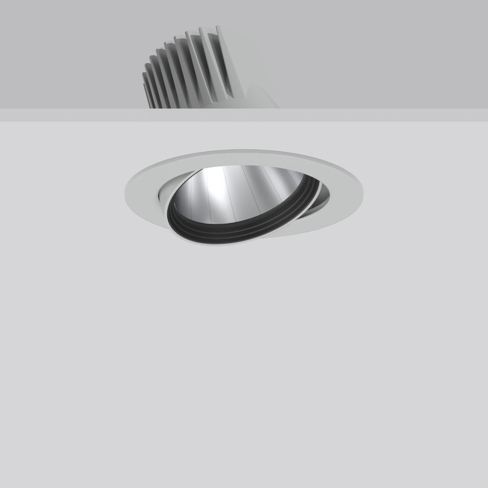 RZB LED-Einbaustrahler 33W Konv DALI si RONDOS 911665.004.2.76 1LED 3450lm si