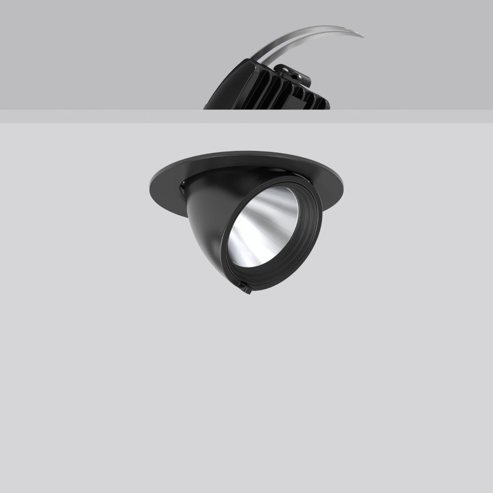 RZB LED-Einbaustrahler 20W Konv DALI sw GOLAS 911566.003.3.76 1LED 3500K ws sw