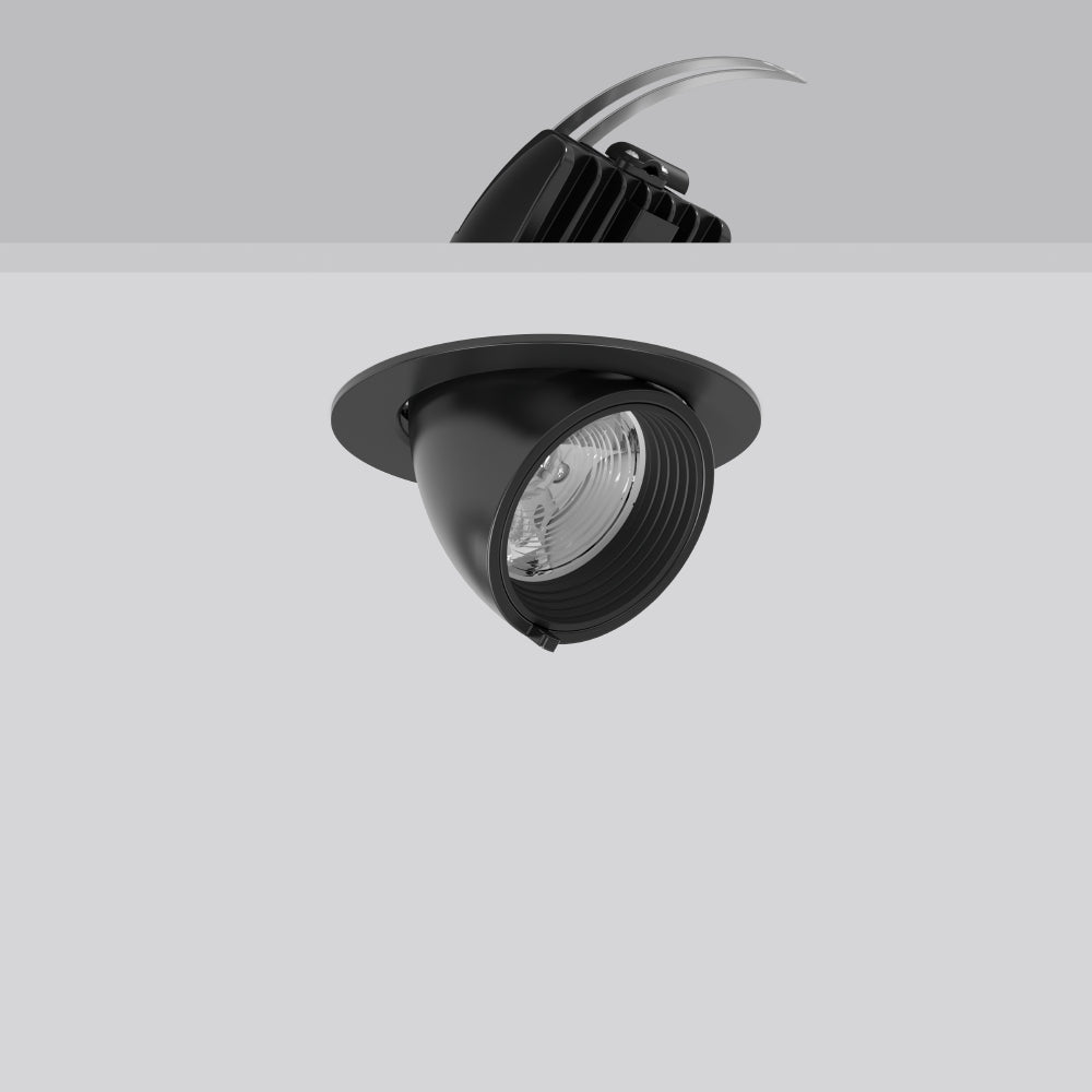 RZB LED-Einbaustrahler 29W Konv 1LED sw GOLAS 911581.003.2 2700K ws 2600lm sw