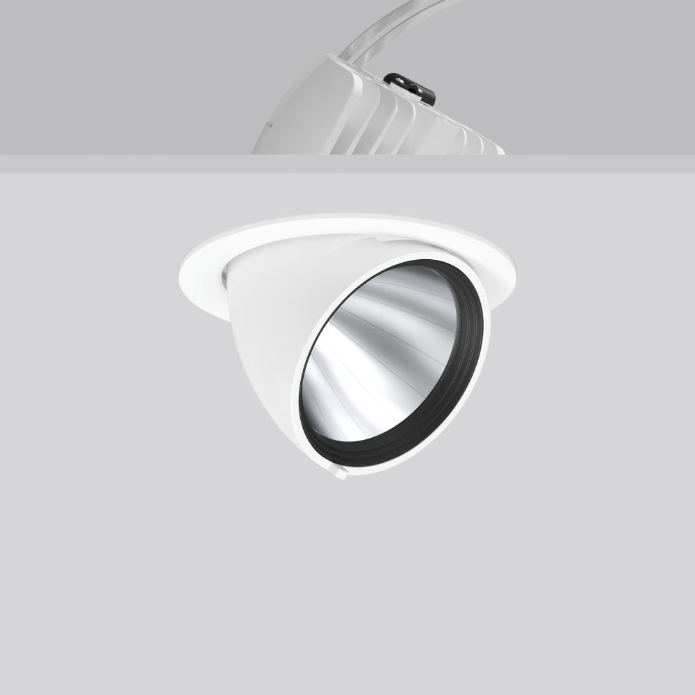 RZB LED-Einbaustrahler 25W Konv 1LED ws GOLAS 911584.002 3000K ws 3250lm ws mt