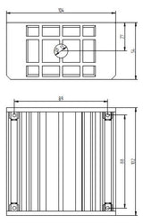GROTHE UP-Kasten 104x100x54mm UPK 803