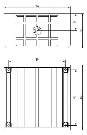 GROTHE UP-Kasten 104x100x54mm UPK 803