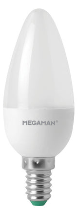 MEGAMAN LED-Kerzenlampe E14 4,9W 2700K F MM21072 ws 470lm opal 330° AC  35x100mm