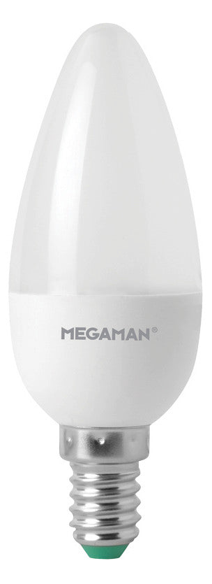 MEGAMAN LED-Kerzenlampe E14 4,9W 2700K F MM21072 ws 470lm opal 330° AC  35x100mm