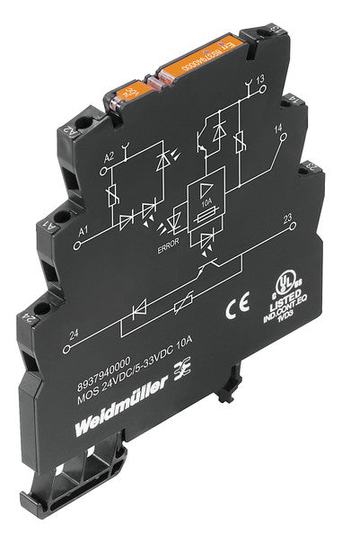 WEIDMÜLLER Optokoppler 24V 10A 5-33V LED MOS 24VDC/5-33VDC 10A Transistor