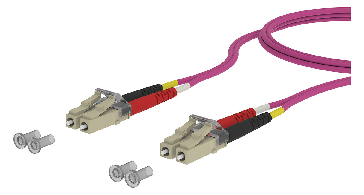 METZ CONNECT LWL-Patchkabel LC-D 50/125 151S1JOJOA0E OM4 10m vi