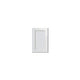 SIEDLE Putzblende 2f AP ws alu Vario VA/NB 611-2/1-0 W 170x270x2mm