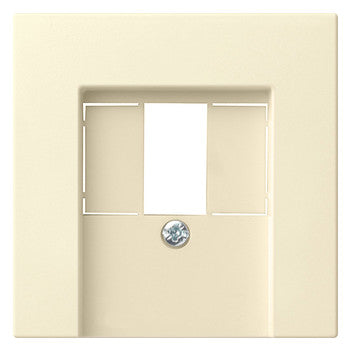 GIRA Zentralplatte USB/TAE 1f cws System 55 027601 Schraubbef