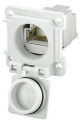 WEIDMÜLLER Anschlussdose Cat5 1x2xRJ45 IE-XM-RJ45/RJ45-IP67 ws Kanaleinb ger