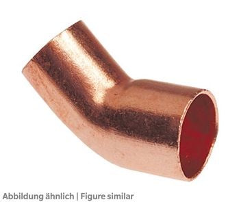 Bogen 45 Grad 9606A  7/8" löt i/a Kupfer