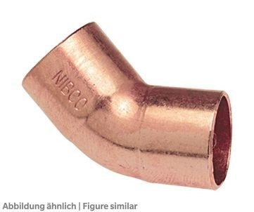Bogen 45 Grad 9606  5/8" löt i/i Kupfer
