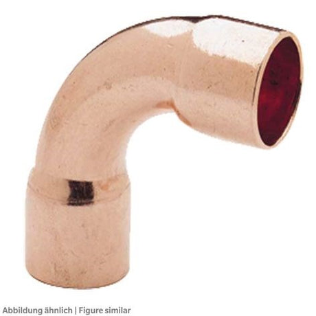 Bogen 90 Grad 9607D  1/2" löt i/i Kupfer