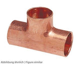 T-Stück 9611R red. 1-3/8x5/8x1-3/8" Kupfer, Abzweig 5/8"
