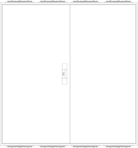 F-tronic Zählergehäuse Aufb IP31 Stahlbl ZA114 1050x1100x210mm ET210mm