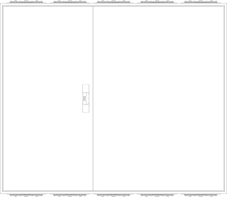 F-tronic Zählergehäuse Aufb IP31 Stahlbl ZA115 1300x1100x210mm ET210mm