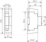 Dämmerungsschalter REG                            1S 2600W 20s/ein ws IP55