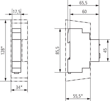 Dämmerungsschalter REG                            1S 2600W 20s/ein ws IP55