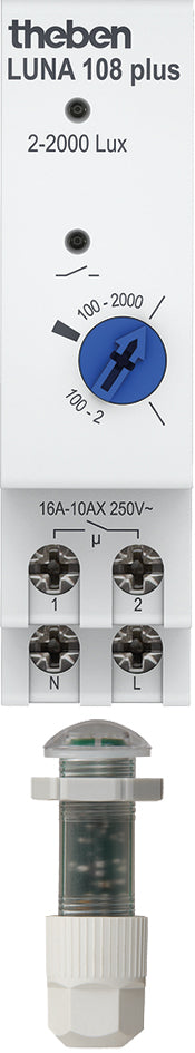 Dämmerungsschalter REG                            1S 2600W 20s/ein ws IP55