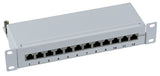 Patchpanel 12Ports                                Cat6A 254mm(10) Schirm