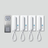 Türsprech-Set 1+n                                 4xTeiln AP/AP edst sigws
