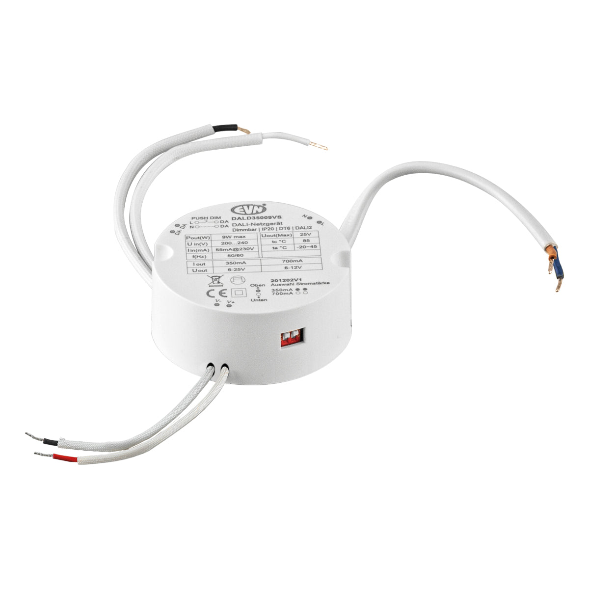 EVN LED-Trafo 2,1-9W 350mA 25V DALI IP20 DALD35009VS Kstgeh dyn
