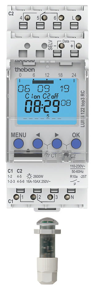 Dämmerungsschalter REG                            230V 2600W/AGL 2300VA/LL