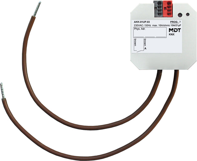 MDT Schaltaktor 1-fach UP, 16A, 230VAC, Kompakt AKK-01UP.03