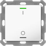 MDT Taster Light 55 1-fach RGBW, rw, gl, Schalten BE-TAL5501.B1