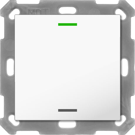 MDT Taster Light 55 1-fach Temp., RGBW, rw, gl, Neu. BE-TAL55T1.01