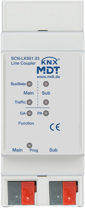 MDT Bereichs-/ Linienkoppler 2TE, REG SCN-LK001.03