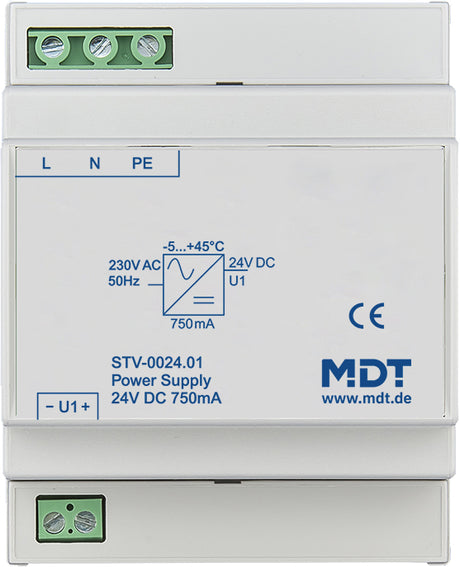 MDT Spannungsversorgung 4TE, REG, 750mA, 24VDC STV-0024.01