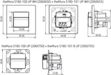 Bewegungsmelder UP 0-180°                         230V gr IP20 fernb