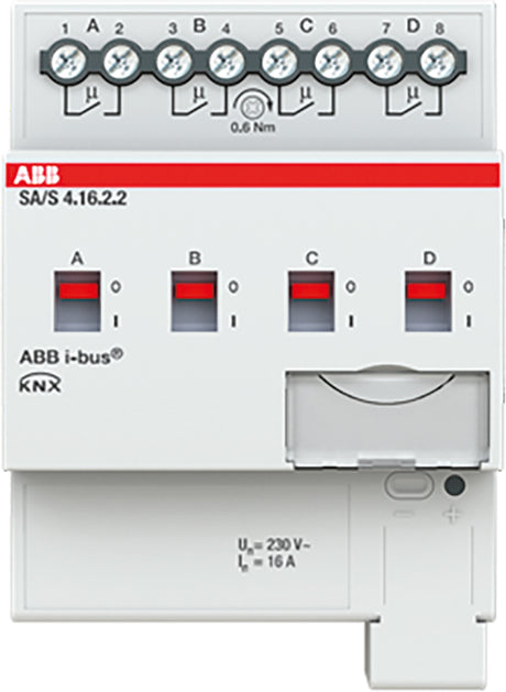 Schaltaktor KNX                                   REG 4TE 4f 16A 2500W