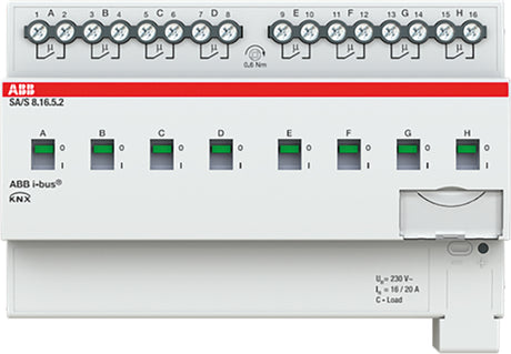 Schaltaktor KNX C-Last                            REG 8TE 8f 20A 3680W