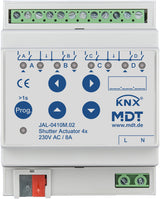 MDT Jalousieaktor 4-fach m.FZ 4TE REG 10A 230VAC JAL-0410M.02