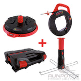 Kabeltrommelroller +Dorn                          +Runpo 5 + XB300 +Koffer